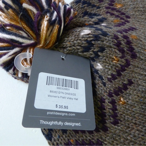 Pistil Visby Beanie Hat w PomPom w Fleece Earband NWT Duluth Trading Company - Picture 4 of 6